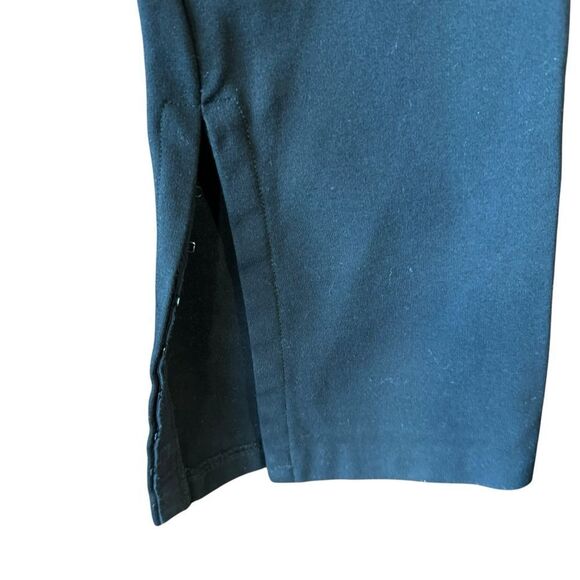 ZARA Black High Rise Waist Mini Eye & Hook Ankle Hem Dress Pants - Picture 10 of 10